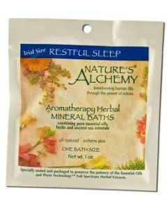 Aromatherapy Mineral Baths Restful Sleep 1 oz each